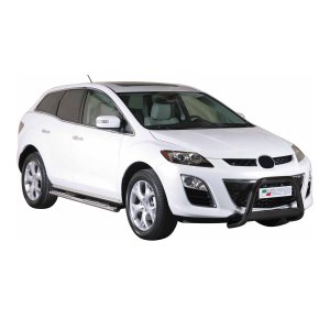 Mazda CX7 Bull Bar - Omac - Steel - Black - '10-'25